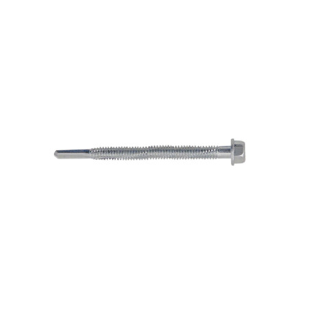 Surub autoforant, cap hexagonal, din otel, 5.5 x 70 mm