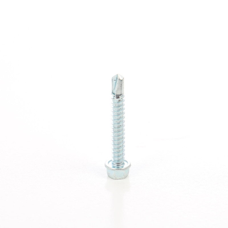 Surub autoforant, cu cap hexagonal, din otel, DIN 7504 K, 5.5 x 38 mm