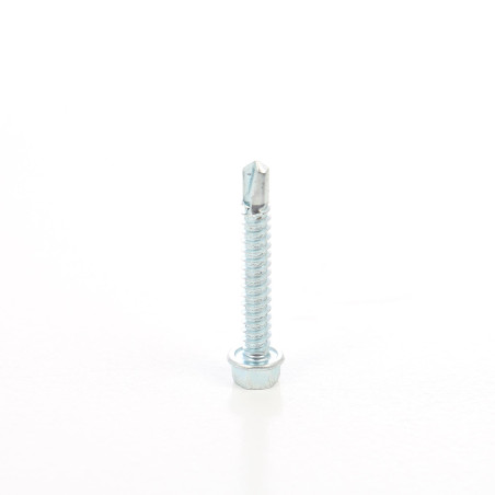 Surub autoforant, cu cap hexagonal, din otel, DIN 7504 K, 5.5 x 38 mm
