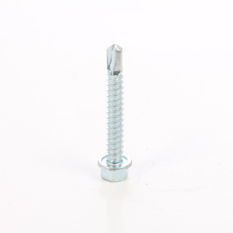 Surub autoforant, cu cap hexagonal, din otel, DIN 7504 K, 6.3 x 32 mm