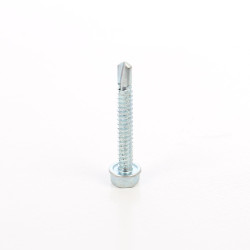 Surub autoforant, cu cap hexagonal, din otel, DIN 7504 K, 6.3 x 38 mm