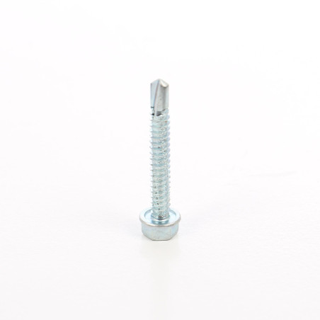 Surub autoforant, cu cap hexagonal, din otel, DIN 7504 K, 6.3 x 38 mm