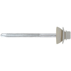 Surub autoforant, cu cap hexagonal, din otel, Friulsider, 6.3 x 140 mm