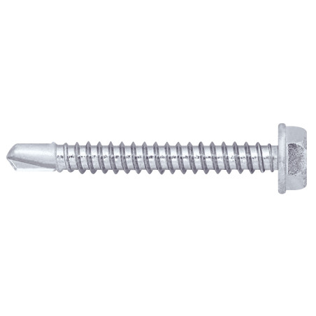 Surub autoforant, cu cap hexagonal, Hex 7, Friulsider TE, din otel, DIN 7504 K, 4.2 x 25 mm