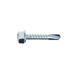 Surub autoforant, cu cap hexagonal, Hex 8, Friulsider TE, din otel, DIN 7504 K, 5.5 x 25 mm