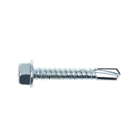 Surub autoforant, cu cap hexagonal, Hex 8, Friulsider TE, din otel, DIN 7504 K, 5.5 x 32 mm