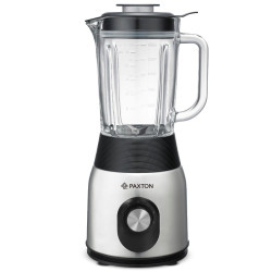 Blender Paxton BL823, 600 W, 2 trepte de viteza, 1.5 litri, functie Pulse, lame inox, argintiu