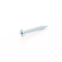 Surub autoforant, cu cap inecat, din otel, 4.2 x 38 mm, 12 bucati