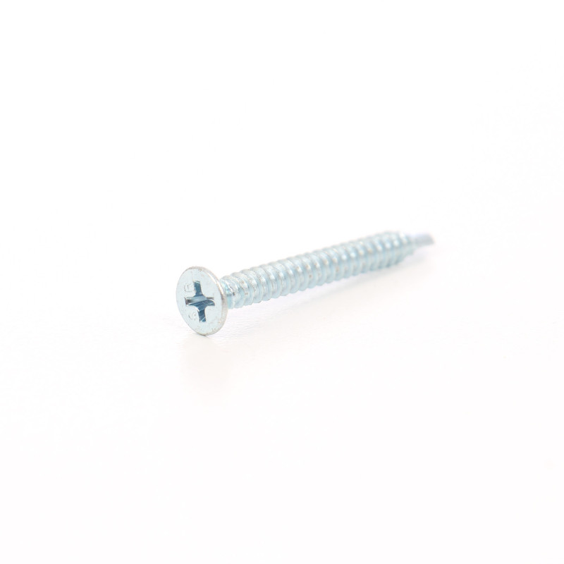 Surub autoforant, cu cap inecat, din otel, 4.2 x 38 mm, 12 bucati