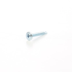 Surub autoforant, cu cap plat, cu saiba, din otel, 4.2 x 32 mm