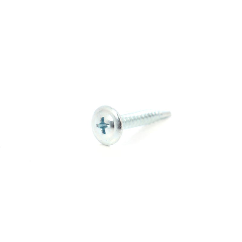 Surub autoforant, cu cap plat cu saiba, otel, zincat alb, 4.2 x 25 mm Surub autoforant, cu cap plat cu saiba, otel, zincat alb, 4.2 x 25 mm