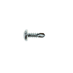 Surub autoforant pentru lemn, din otel, zincat alb, cu cap bombat, amprenta Phillips, PH 2, Friulsider, 4.2 x 13 mm