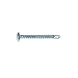 Surub autoforant pentru lemn, din otel, zincat alb, cu cap bombat, amprenta Phillips, PH 2, Friulsider, 4.2 x 32 mm, 25 bucati