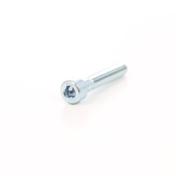 Surub cu cap cilindric, cu locas hexagonal, otel, zincat alb, DIN 912-8.8, M5 x 20 mm, set 8 bucati