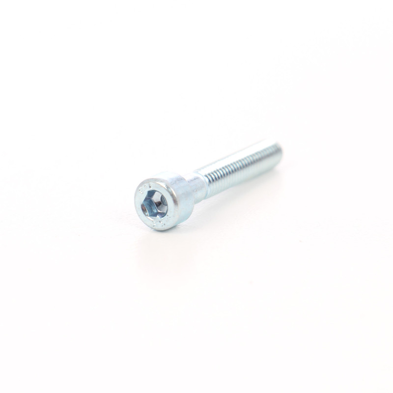 Surub cu cap cilindric, cu locas hexagonal, otel, zincat alb, DIN 912-8.8, M5 x 20 mm, set 8 bucati Surub cu cap cilindric, cu locas hexagonal, otel, zincat alb, DIN 912-8.8, M5 x 20 mm, set 8 bucati