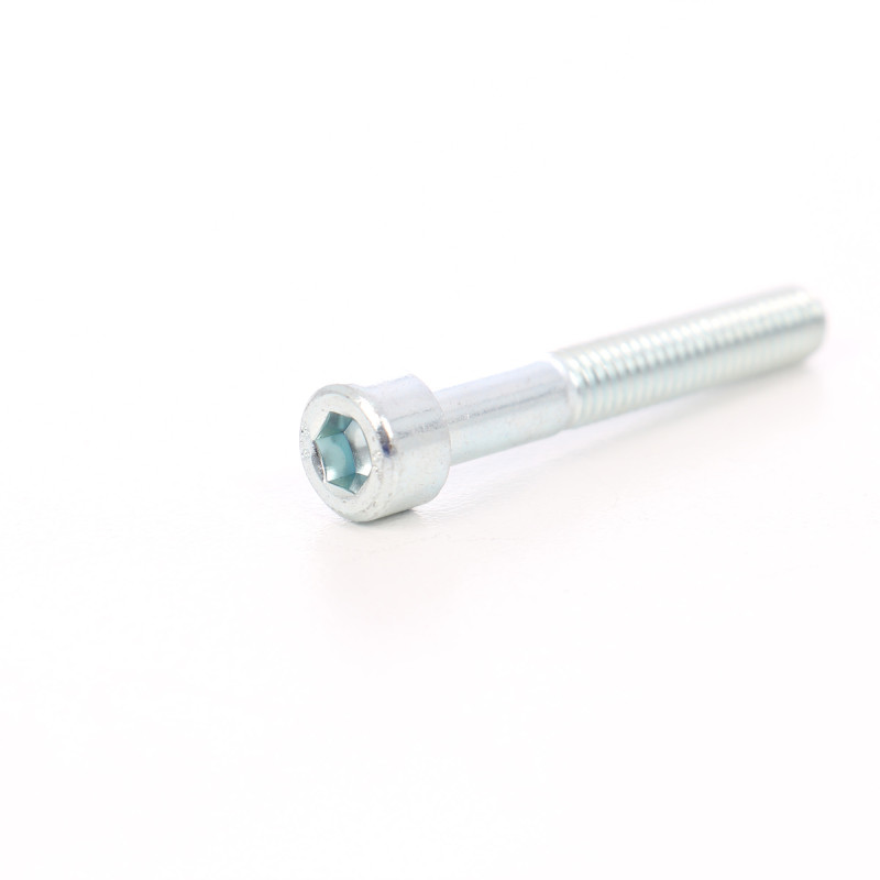 Surub cu cap cilindric, cu locas hexagonal, otel, zincat alb, DIN 912-8.8, SW 5, M6 x 35 mm Surub cu cap cilindric, cu locas hexagonal, otel, zincat alb, DIN 912-8.8, SW 5, M6 x 35 mm