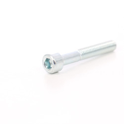 Surub cu cap cilindric, cu locas hexagonal, otel, zincat alb, DIN 912-8.8, SW 5, M6 x 45 mm