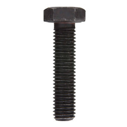 Surub cu cap hexagonal, filetat complet, otel, DIN 933-10.9, oxid negru, M8 x 40 mm