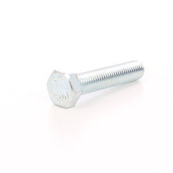 Surub cu cap hexagonal, filetat complet, otel, zincat alb, DIN933-5.8, M12 x 50 mm