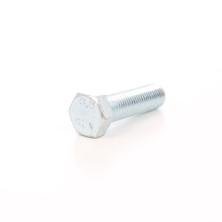 Surub cu cap hexagonal, filetat complet, otel, zincat alb, M16 x 60 mm