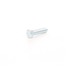 Surub cu cap hexagonal, filetat complet, otel, zincat alb, M5 x 20 mm
