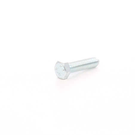 Surub cu cap hexagonal, filetat complet, otel, zincat alb, M5 x 20 mm