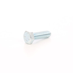 Surub cu cap hexagonal, filetat complet, otel, zincat alb, M6 x 25 mm
