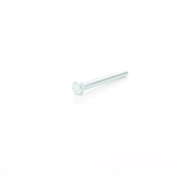 Surub cu cap hexagonal, filetat complet, otel, zincat alb, M8 x 60 mm