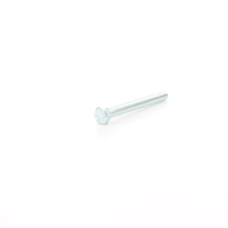 Surub cu cap hexagonal, filetat complet, otel, zincat alb, M8 x 60 mm Surub cu cap hexagonal, filetat complet, otel, zincat alb, M8 x 60 mm