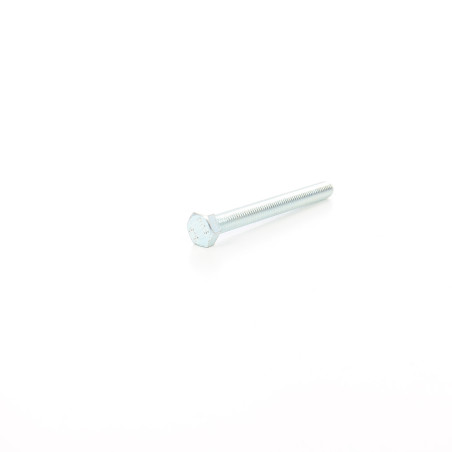 Surub cu cap hexagonal, filetat complet, otel, zincat alb, M8 x 60 mm