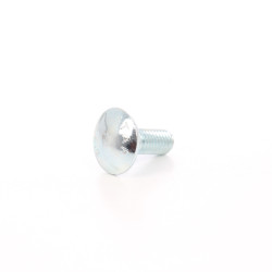 Surub cu filet metric, cu cap bombat torbant, zincat alb, diametru cap 20.65 mm, M8 x 20 mm