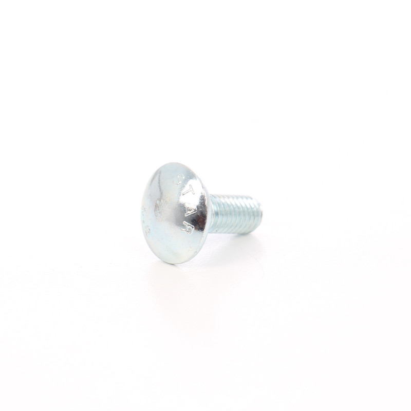 Surub cu filet metric, cu cap bombat torbant, zincat alb, diametru cap 20.65 mm, M8 x 20 mm Surub cu filet metric, cu cap bombat torbant, zincat alb, diametru cap 20.65 mm, M8 x 20 mm