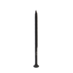 Surub gips carton autofiletant, cap inecat cruce, din otel fosfatat negru, 4.8 x 90 mm