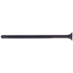 Surub gips carton autoperforant Friulsider, cap inecat cruce, din otel fosfatat negru, 3.5 x 55 mm, set 50 bucati