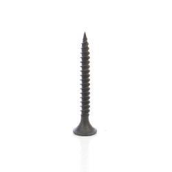 Surub pentru gips carton, autofiletant, cap inecat cruce, din otel fosfatat gri, amprenta Phillips, PH2, 3.5 x 35 mm