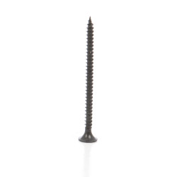 Surub pentru gips carton, autofiletant, cap inecat cruce, din otel fosfatat gri, amprenta Phillips, PH2, 3.5 x 55 mm