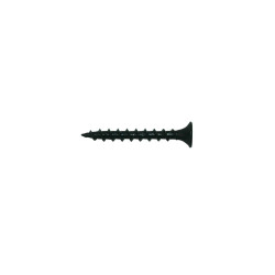 Surub pentru gips carton, autofiletant, cap inecat cruce, din otel fosfatat gri, filet rapid, 3.5 x 25 mm