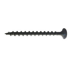 Surub pentru gips carton, autofiletant, cap inecat cruce, din otel fosfatat gri, filet rapid, 4.2 x 70 mm
