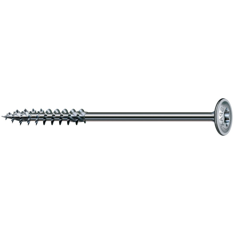 Surub pentru lemn, autofiletant, din otel, cu cap saiba, Spax, amprenta T-STAR plus, 8 x 260 mm Surub pentru lemn, autofiletant, din otel, cu cap saiba, Spax, amprenta T-STAR plus, 8 x 260 mm