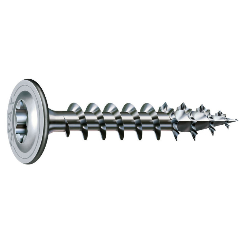 Surub pentru lemn, autofiletant, din otel, cu cap saiba, Spax, amprenta T-STAR plus, 8 x 50 mm Surub pentru lemn, autofiletant, din otel, cu cap saiba, Spax, amprenta T-STAR plus, 8 x 50 mm