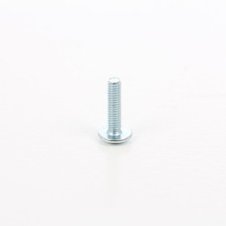 Surub pentru lemn, cu cap bombat combinat, amprenta cruce, din otel, zincat alb, 4 x 16 mm