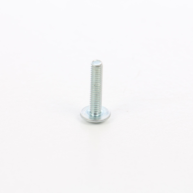 Surub pentru lemn, cu cap bombat combinat, amprenta cruce, din otel, zincat alb, 4 x 18 mm Surub pentru lemn, cu cap bombat combinat, amprenta cruce, din otel, zincat alb, 4 x 18 mm