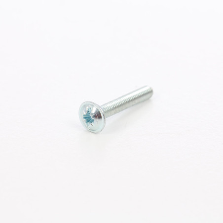 Surub pentru lemn, cu cap bombat combinat, amprenta cruce, din otel, zincat alb, 4 x 50 mm