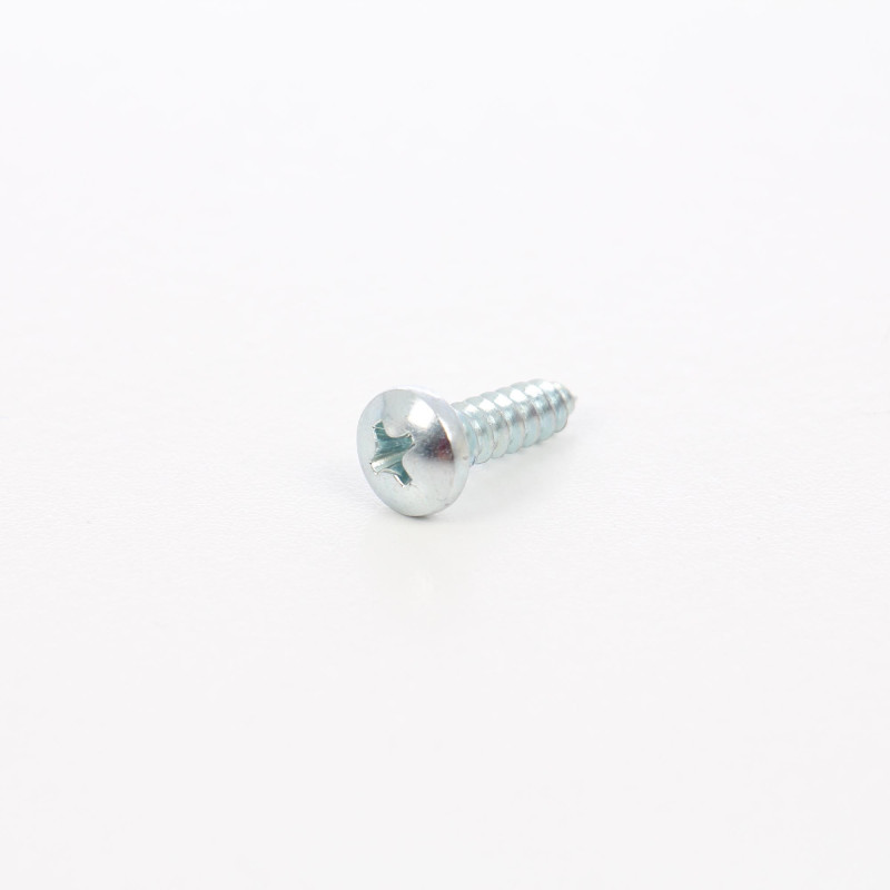 Surub pentru tabla, cu cap bombat, amprenta cruce, din otel, zincat alb, 4.8 x 16 mm Surub pentru tabla, cu cap bombat, amprenta cruce, din otel, zincat alb, 4.8 x 16 mm