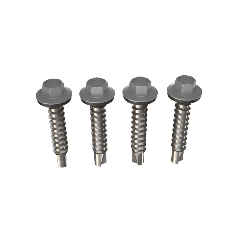 Surub pentru tigla metalica, autoforant, Bilka, gri (RAL 7024), 4.8 x 20 mm, 250 bucati Surub pentru tigla metalica, autoforant, Bilka, gri (RAL 7024), 4.8 x 20 mm, 250 bucati