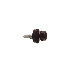 Surub pentru tigla metalica, autoforant, Bilka, maro (RAL 8017), 4.8 x 19 mm, 250 bucati