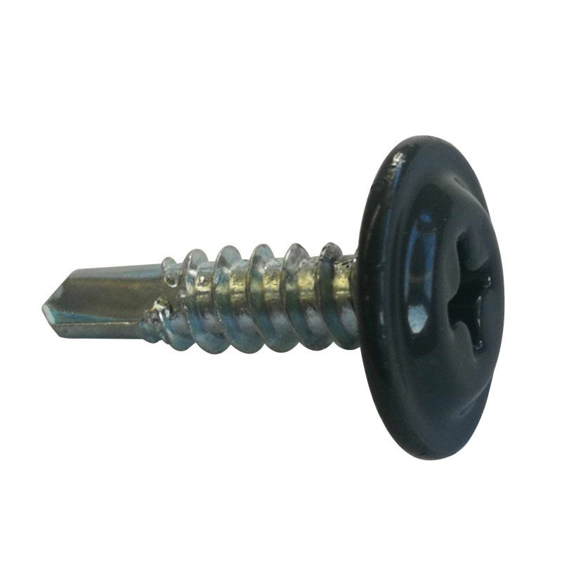 Surub pentru tigla metalica, autoforant, gri (RAL 7024), 4.2 x 16 mm, 250 bucati Surub pentru tigla metalica, autoforant, gri (RAL 7024), 4.2 x 16 mm, 250 bucati