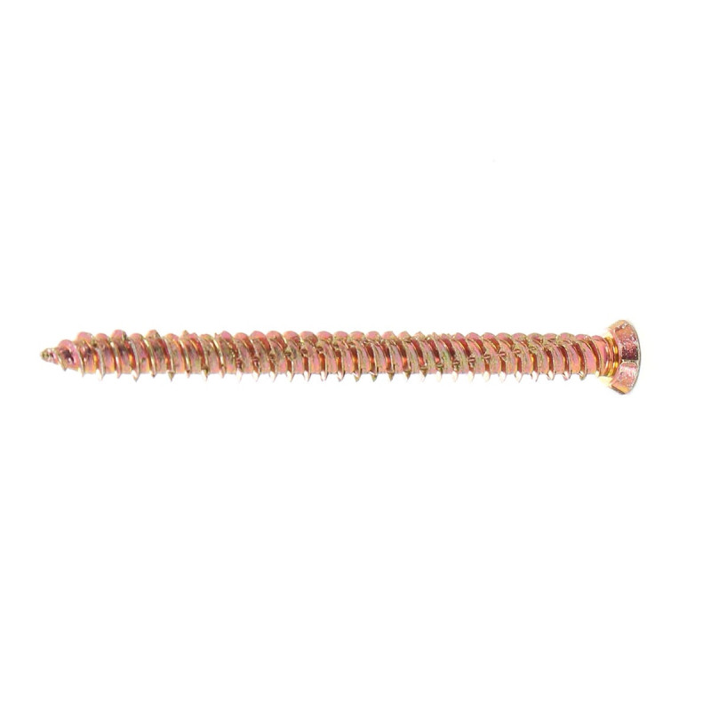 Surub pentru usa / fereastra, amprenta Torx, otel, zincat galben, T30, 7.5 x 92 mm Surub pentru usa / fereastra, amprenta Torx, otel, zincat galben, T30, 7.5 x 92 mm