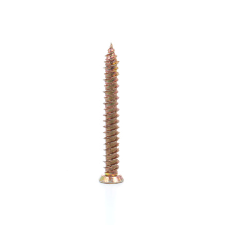 Surub pentru usa / fereastra, amprenta Torx, otel, zincat galben, TX30, 7.5 x 62 mm