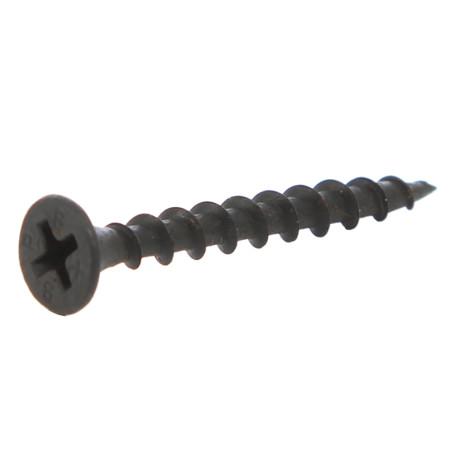 Surub Rigips Ridurit autofiletant, cap inecat, din otel fosfatat, 3,5 x 35 mm, 1000 buc/cutie
